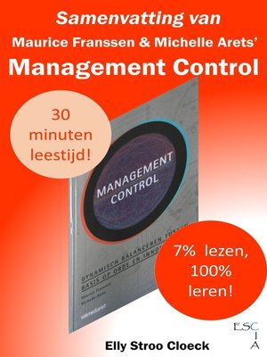 cover image of Samenvatting van Maurice Franssen & Michelle Arets' Management Control